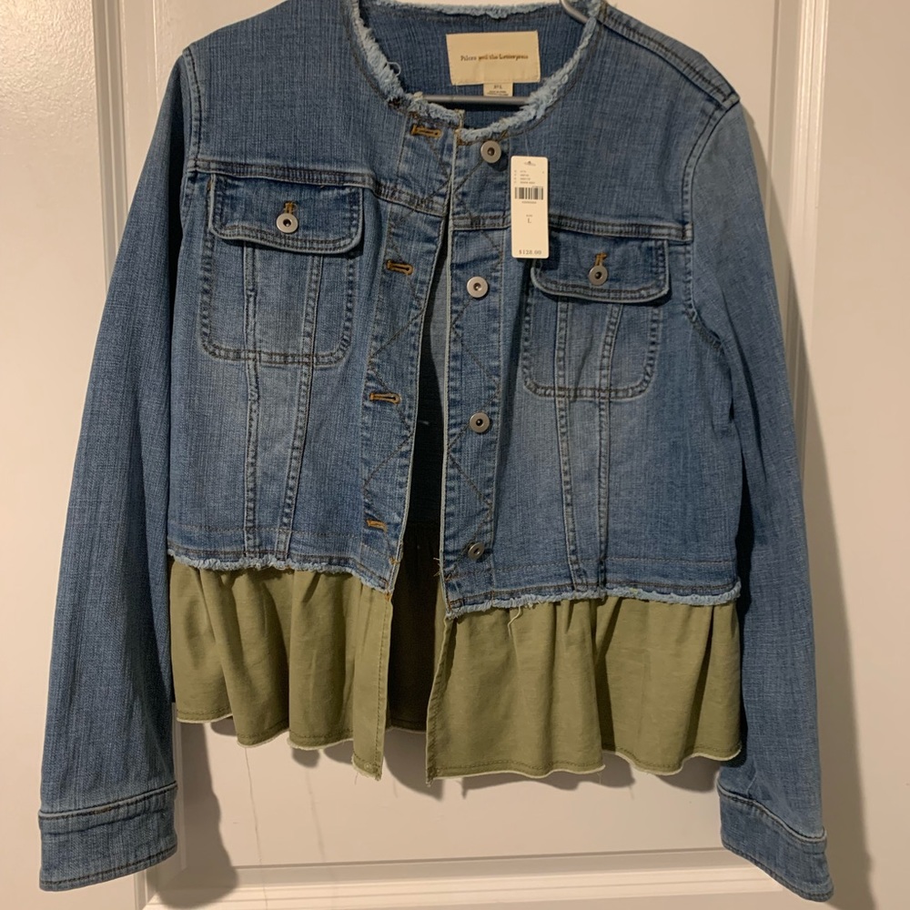 Denim pilcro and the letterpress jacket